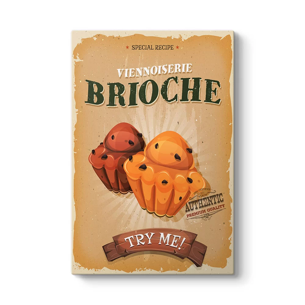 Fransız Brioche Tablosu - Model 2